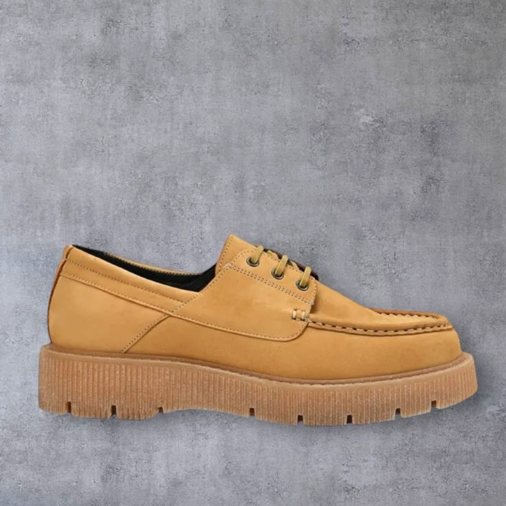 Classic Tan Men's Derby Shoes